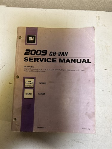 2009 van service manual - 2009,