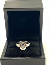 Chopard Happy Diamond Ring 18kt White Gold Size 44 