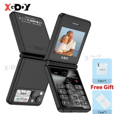 Cheap Foldable Flip Unlocked Mobile Phone 2*SIM Card 2G GSM Camera Large Button