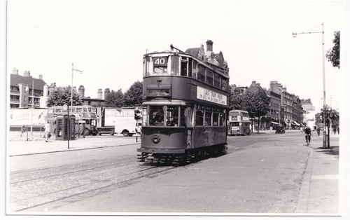 Vintage london tram - tram, 1934