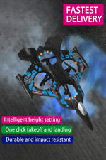 Fighter Super RC Jet UAV 2.4GHz Remote Control Airplane Drone 4-Axis LED Lights