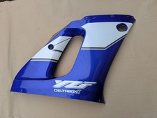 Used Yamaha YZF-R6 5EB 99 Right Fairing Side Blue / White 5EB-Y283V-20-P1