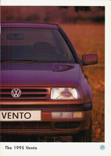 Volkswagen Vento 1994-1995 UK Market Sales Brochure L, CL, GL & VR6