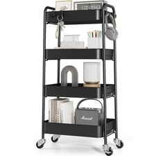 4 Tier Metal Storage Trolley