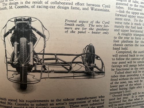 Cyril smith watsonian - cyril, racing