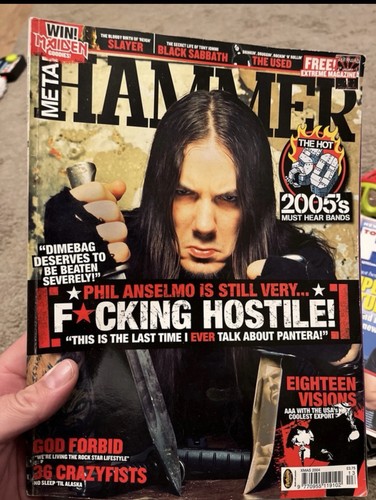 Metal hammer magazine december - metal,