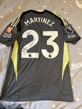 Emi Martinez Match Worn Signed