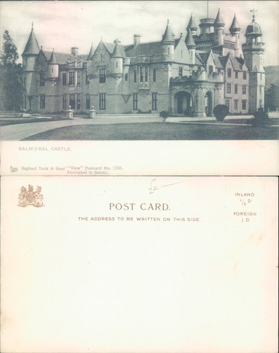 Balmoral castle raphael tuck - balmoral,