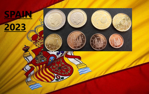 Spain coins set 2023 - 8, 1