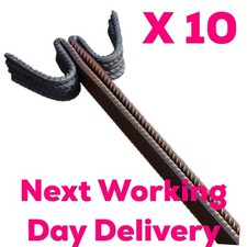 Metal Fencing Pins 1300mm 10mm Steel Barrier Fence Stakes