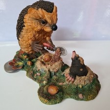 Hedgies Collectable Hedgehog Figurine " 91083 "Next" Country Artists Handmade