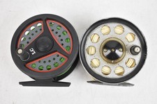 X2 Fishing Reels With Line Leeda LC 80 & Vintage Pridex J.W Young & Sons 