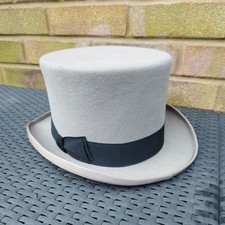 Mens Olney Top Hat Grey Wool
