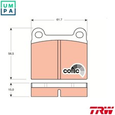 BRAKE PAD SET DISC BRAKE