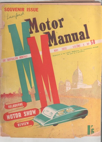 Motor manual 1950 may standard - 1950,