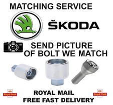 Skoda Security Master Locking Lock Wheel Nut Key Car Bolt Matching Match Service