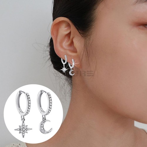 Women 925 sterling silver - sterling, moon