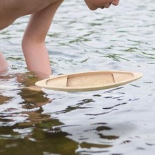 Wooden Fishing Boat Model Boat Decoration Unfinished Boat Ornaments Craft for