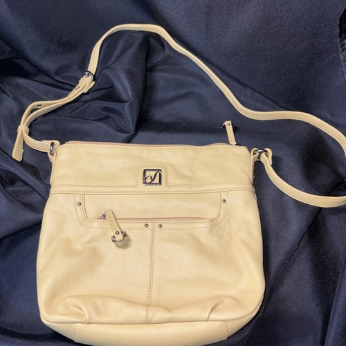 Stone mountain leather handbag - stone,