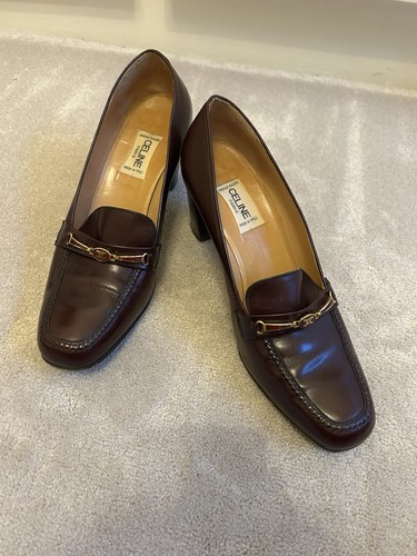 Celine vintage burgundy town - vintage,