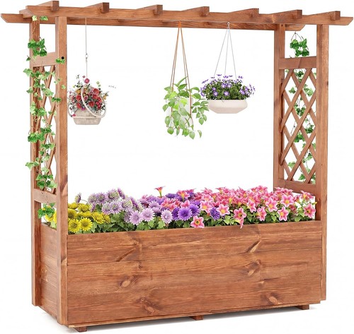 Raised garden bed with sided - raised,
