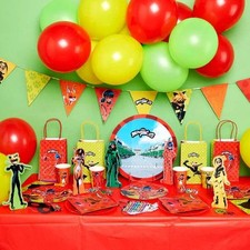 Miraculous Ladybug Birthday Party Supplies, Plates, Cups, Balloons, Banners