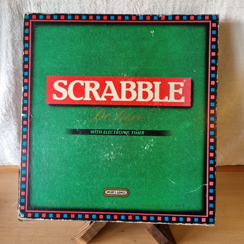 Scrabble deluxe board game - deluxe,