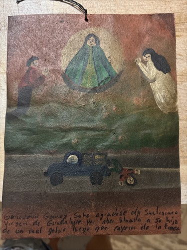 Retablo voto mexican artist - ex,