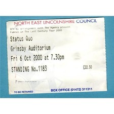 STATUS QUO GRIMSBY AUDITORIUM