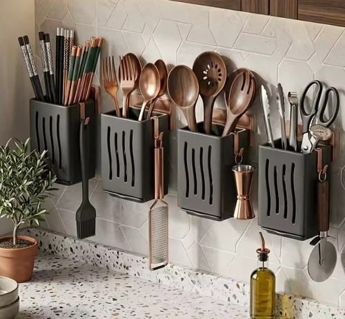 Kitchen utensil holder cutlery - kitchen,