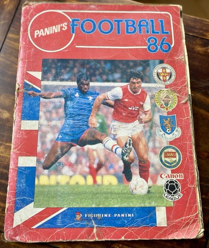 Panini football album - panini, 86