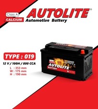 Battery 019 Heavy Duty 100AH 800cca VAN TRUCK LORRY TRACTOR MAINTENANCE FREE 