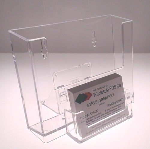 Postcard leaflet dispenser - a6,