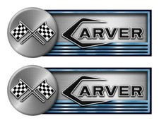 Two carver 60s stickers for - two,