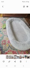 Fluffy, Adult Size "Dog Bed", Guest Bed, Grey, Fluffy Approx 6ft X 3ft.