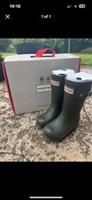 JUNIOR Olive Hunter wellies