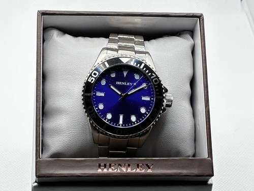 Henley mens quartz blue - henley,