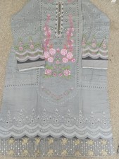 Asian Women Readymade Three Piece Lawn Suits Size Large Available