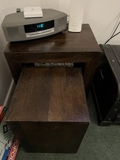 Solid Mango Wood Modern Small