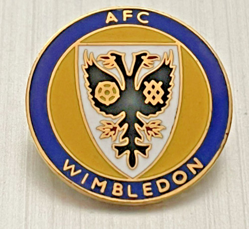 Wimbledon afc enamel badge - afc,