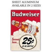 Budweiser Vintage Sign For bar