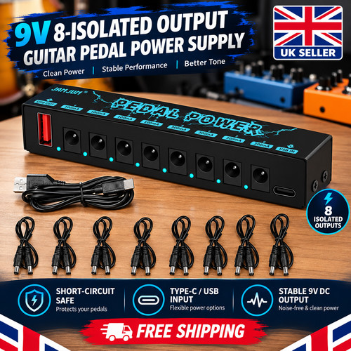 Guitar pedal power supply 8 - power,