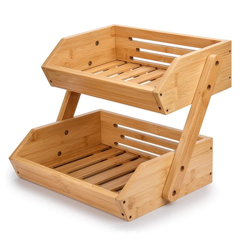 Tier wooden fruit vegetables - wooden,