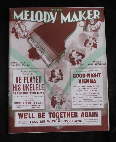 Melody maker magazine april - maker,