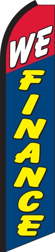 Finance swooper flag - finance,