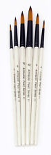 Artmaster Pearl Series 11 Watercolour Paint Brush Set of 6 Assorted Sizes