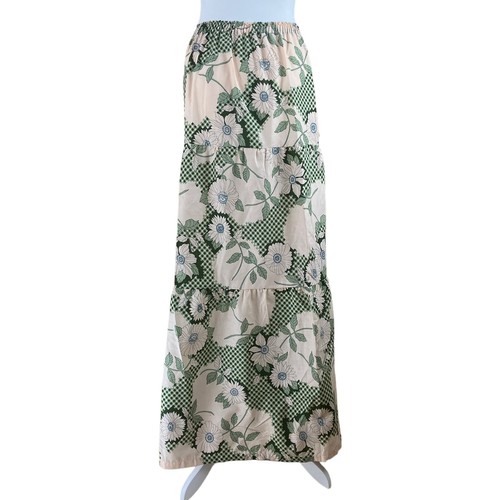 Vintage 70s maxi skirt - vintage, floral