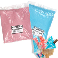 2 X 3kg BLUE SHERBET CRYSTALS