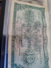 BELGIUM, 10 FRANCS, P#122