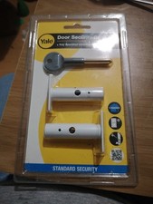 Yale Door Security Bolts, White, Pack of 2